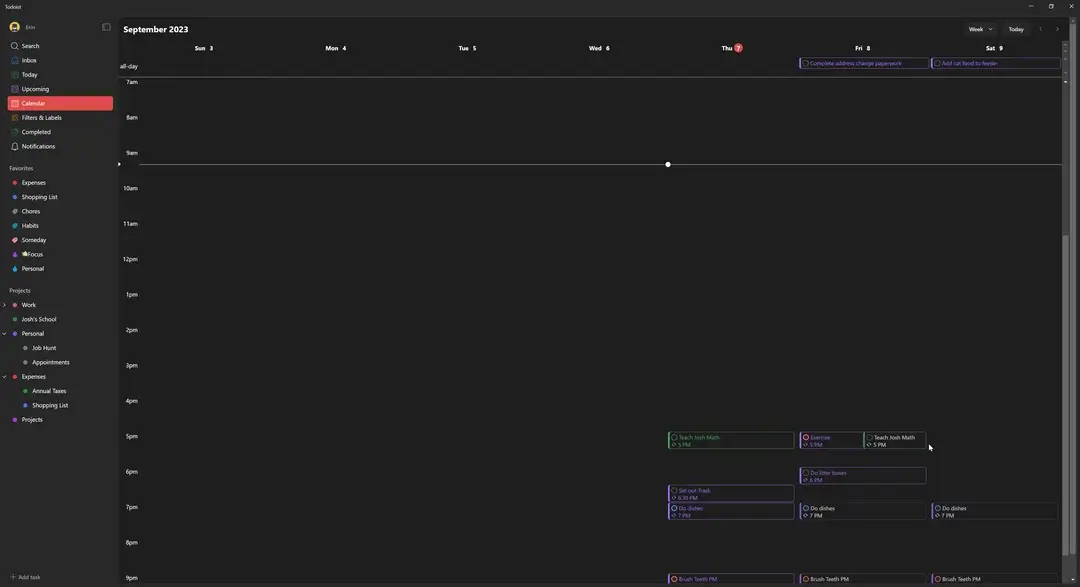 Todoist Calendar