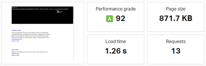 BlueHost SpeedTest